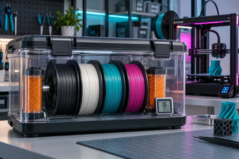 Cómo proteger filamentos de impresión 3D contra la humedad
