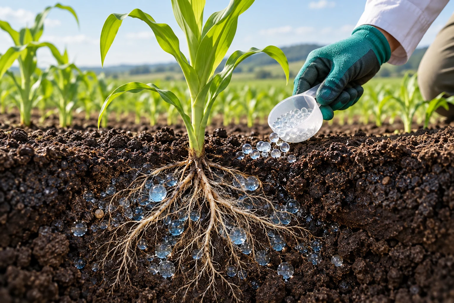 Hidrogeles agrícolas: cómo mejorar la retención de agua en el suelo | Poliquímica