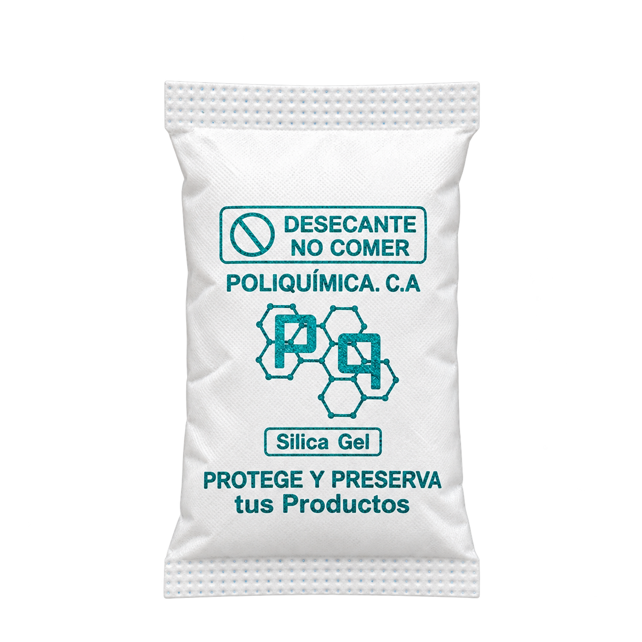 Sobre Poliquímica de sílica gel desecante para proteger productos de la humedad